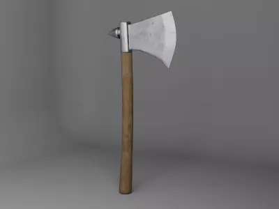 Axe 001 Low-poly 3D model