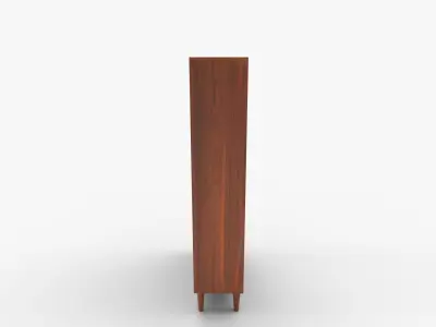 Prepac Milo Mid Century Modern Bookcase 3D model