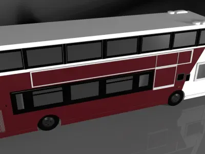 Edinburgh Bus Free 3D model