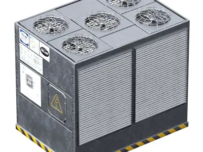 Rooftop Unit 3D model purchase