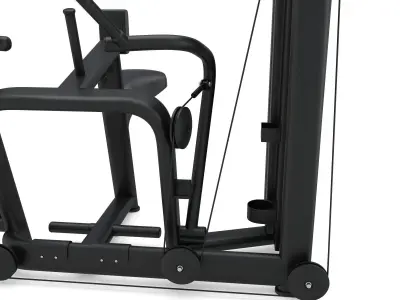 Technogym - Selectorised - Low Row  3D model