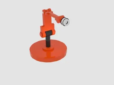  Robotarm Cylinder  Free low-poly 3D model