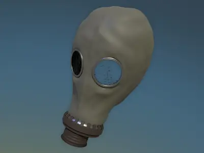 GP-5 Gas Soviet Mask 3D model