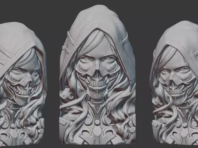Sci-Fi Character Sculpture 3D print model