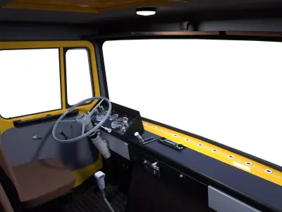Scania L140 4x2 Sleeper Custom Classic Truck Low-poly 3D model