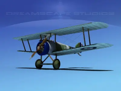 Sopwith Camel 3D model by Dreamscape from CGTrader