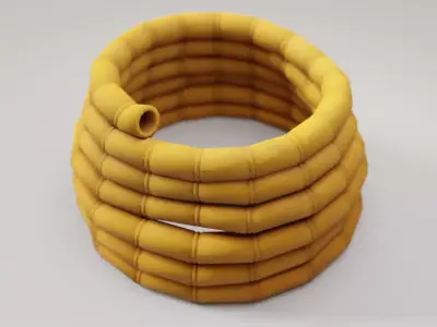 Stylized Hose Low-poly 3D model