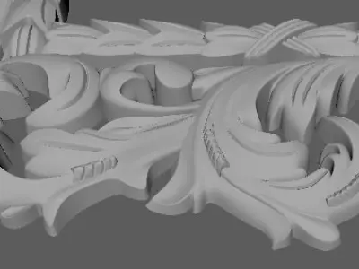 2 mirror 3d model for cnc machines 3D model