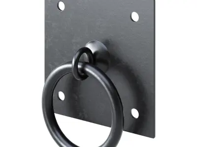 Cabinet Ring Pulls 3D model