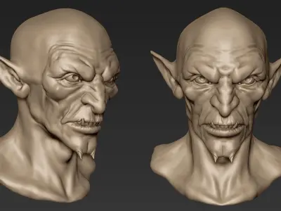 Vampire Heads Part 1 3D model