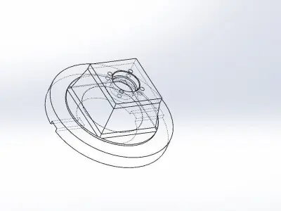 3d solidwork part model fixture jig 3D model