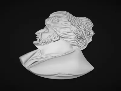 Sultan Mehmed II The Conqueror Commemorative Medal 3D print model