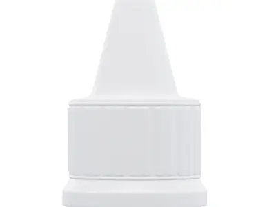 Plastic Dropper Bottle  3D Model  Low-poly 3D model