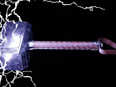 Mjolnir Thor Hammer 3D model
