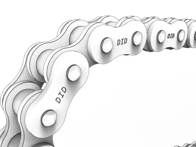 DID Motorcycle Chain 3D model