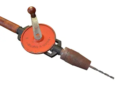 Manual Hand Drill Machine 3D model