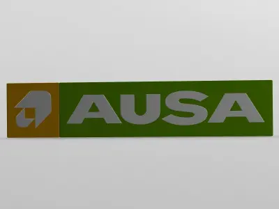 ausa logo 3D model