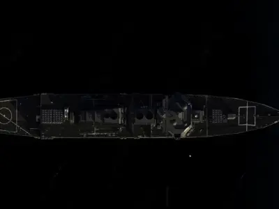 Guided Missile Destroyer 3D model
