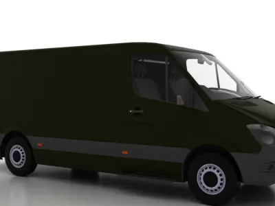 Mercedes Benz Sprinter L2H1 2015 Cargo UK 3D model