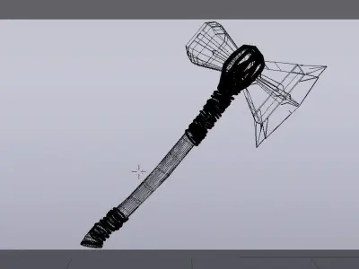 Stormbreaker wrath of gods melee weapon 3D model