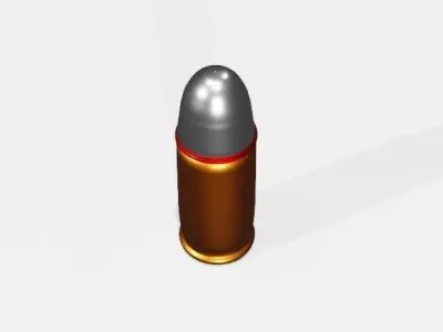 9mm bullet Free 3D model