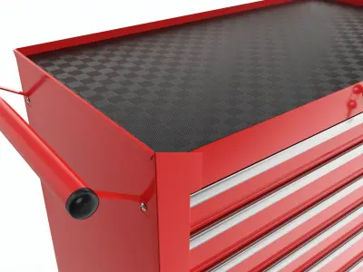 Toolbox cabinet trolley cart 3D model