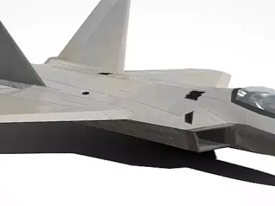 F-22 Raptor 3D Model 3D model