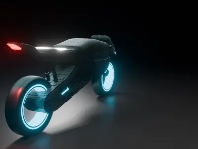 Cyberpunk Bike 3D model