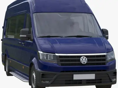  VW Crafter50 2Gen L5H4 MiniBus 3D model
