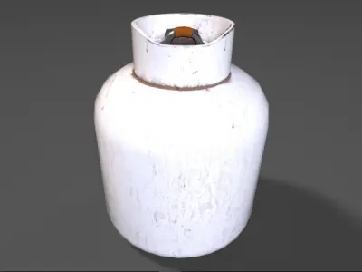 Gas Tank PBR Low-poly 3D model purchase