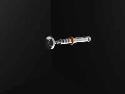 lightsaber 3D model color Low-poly 3D model