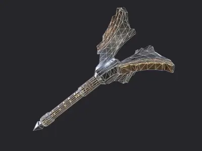 Fantasy Stylish Weapon- Mace of Shaw Low-poly 3D model Low-poly 3D model