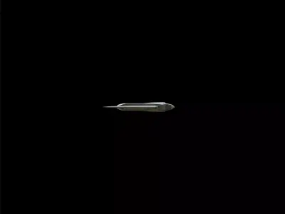 Knife Series 01 PBR 4K Damascus Steel 3D model