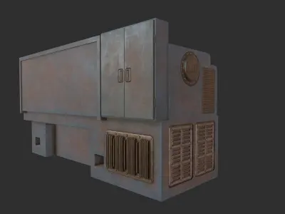 HQ PBR Lathe Low-poly 3D model