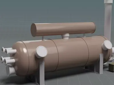  Water Bath Heater 3D model