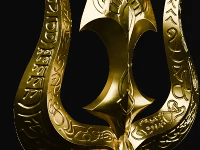 Trident of Shiva 3D model