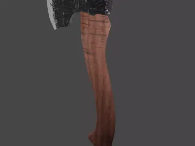 Axe low poly Free 3D model purchase