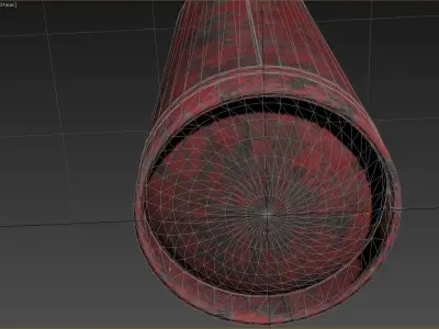  low poly model of a gas cylinder of 34 l and 27 l Free low-poly 3D model
