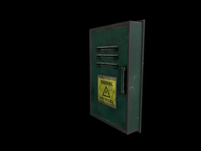Fuse Box Low-poly 3D model