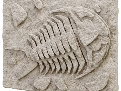 DIY Fossil Art Collection 3D model