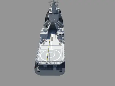 Gepard 39 Battleship 3D model