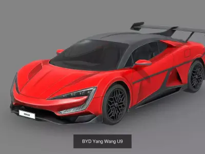 Future Mobility Low-Poly Electric Pack