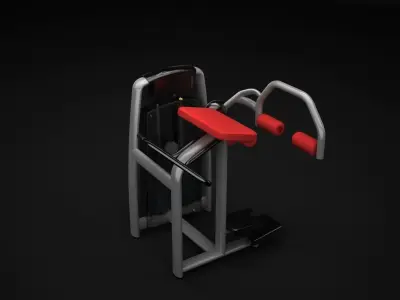 Glute Machine 3D model