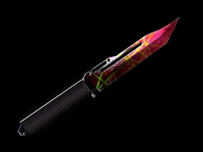 Cord Knife-Survival Knife- 3D LOW POLY MODEL Low-poly 3D model