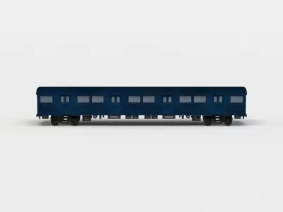 Subway train Low-poly 3D model buy