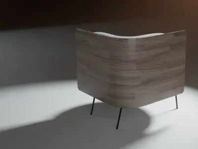 Chair sci-fi 3D model