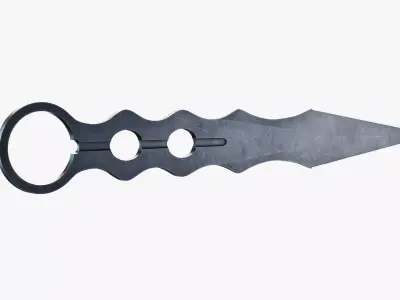 Throwing Knife 3D model