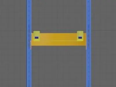 Flow Rack 3D designed model 3D model
