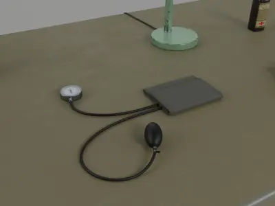 Doctor Table - Low Poly Low-poly 3D model