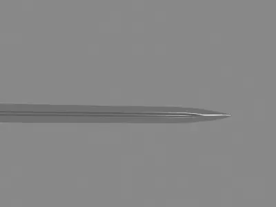 Knight sword Low-poly 3D model get
